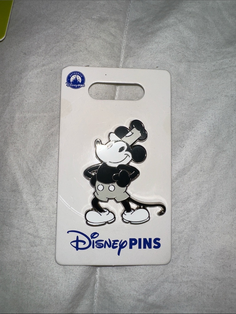 Disney Black & White Classic Mickey Mouse Enamel Pin
